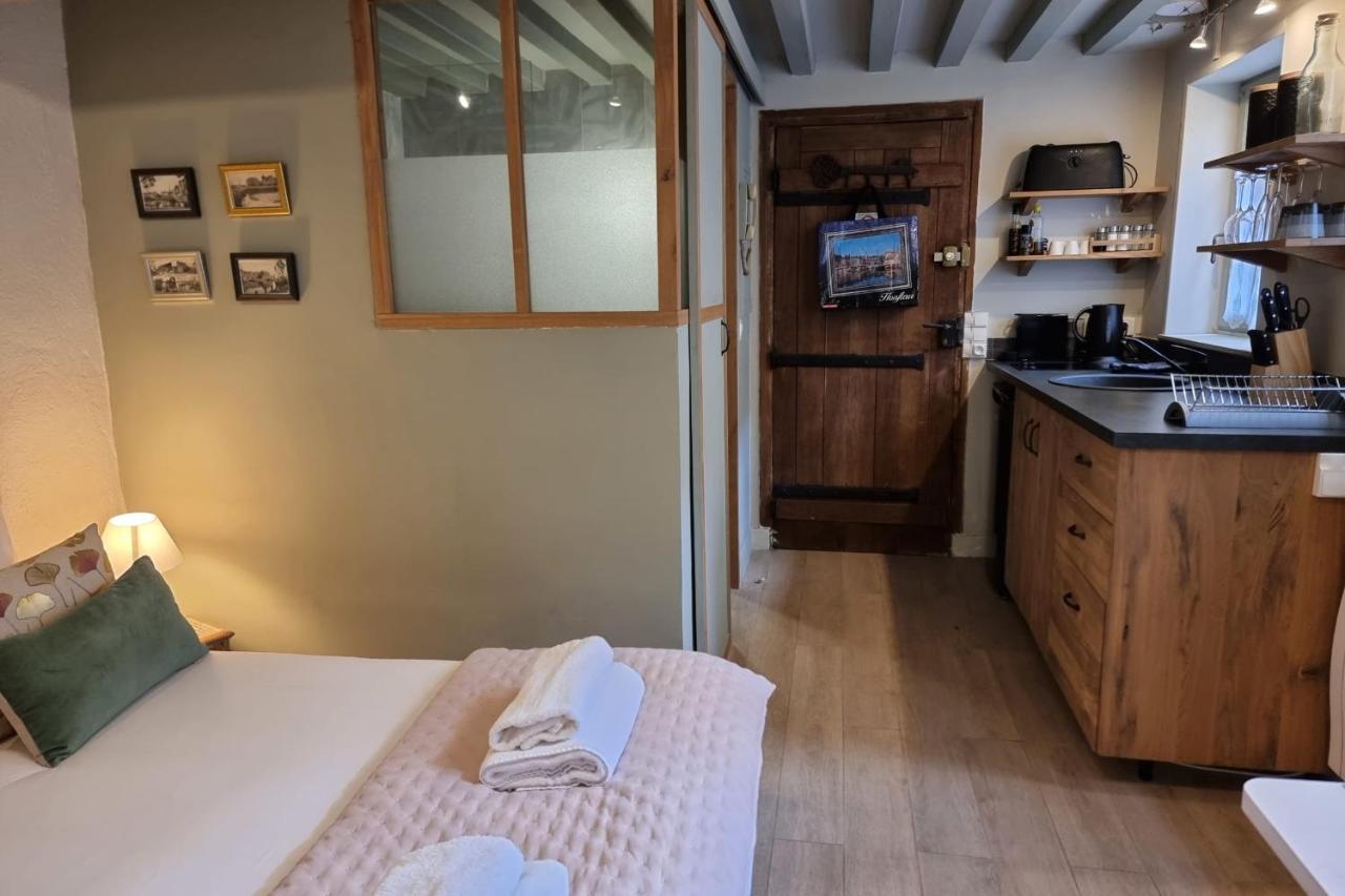 The Saint Jean Suite - Cozy For 2 - Center Honfleur With Fireplace Exterior foto
